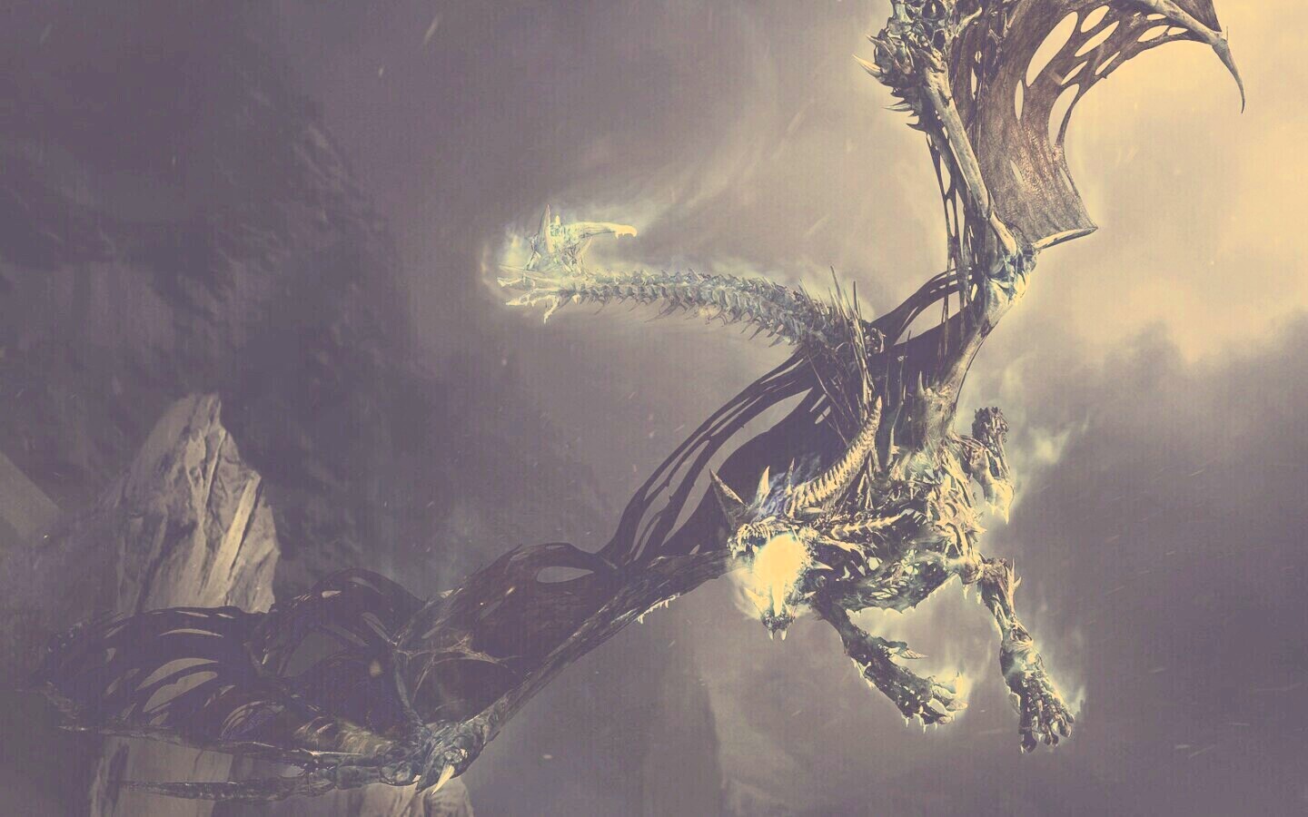 Ледяной дракон обои