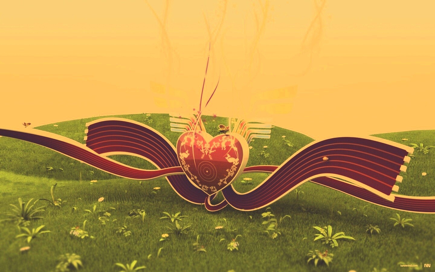 Валентинка обои