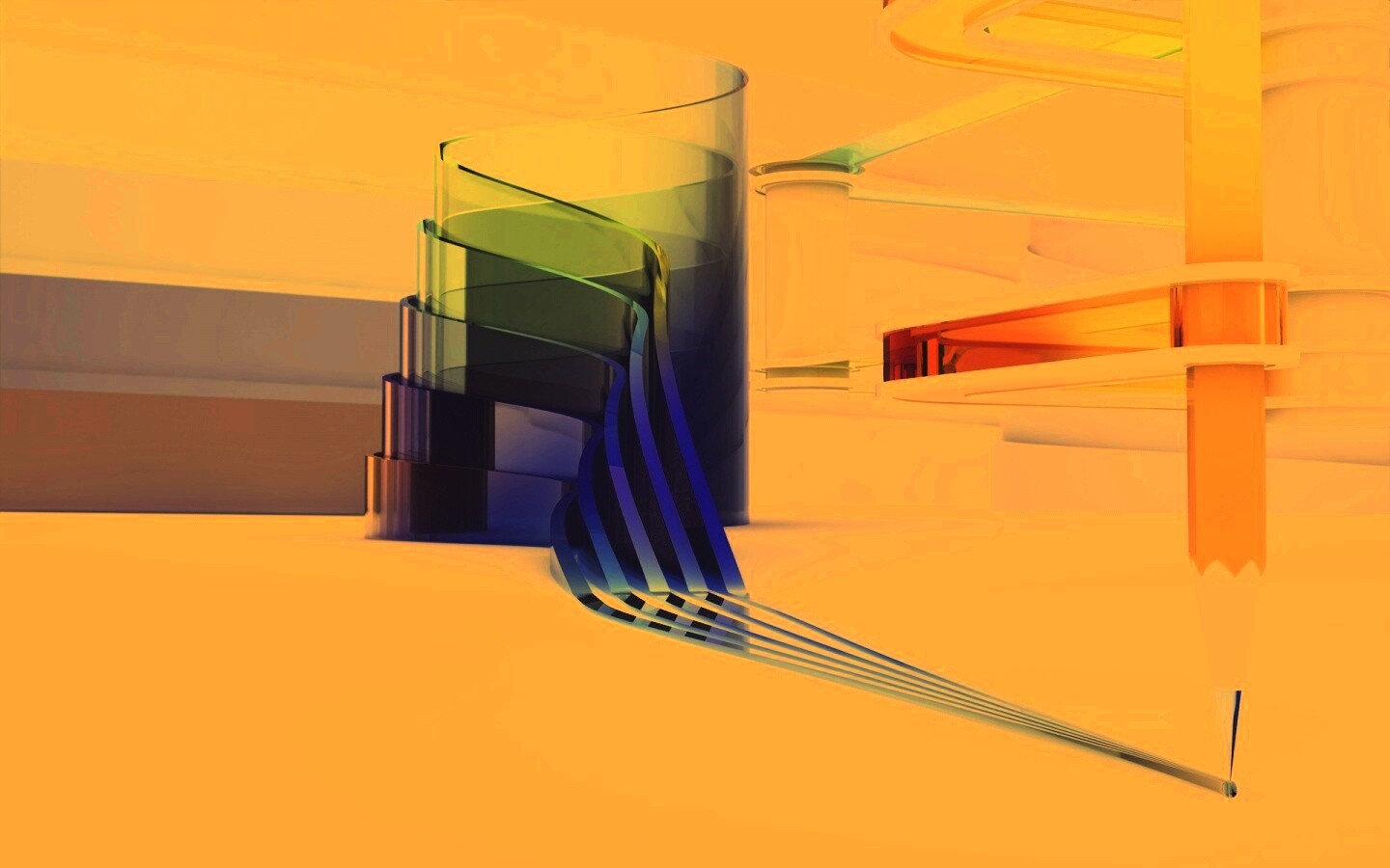 Фантазия карандаша обои