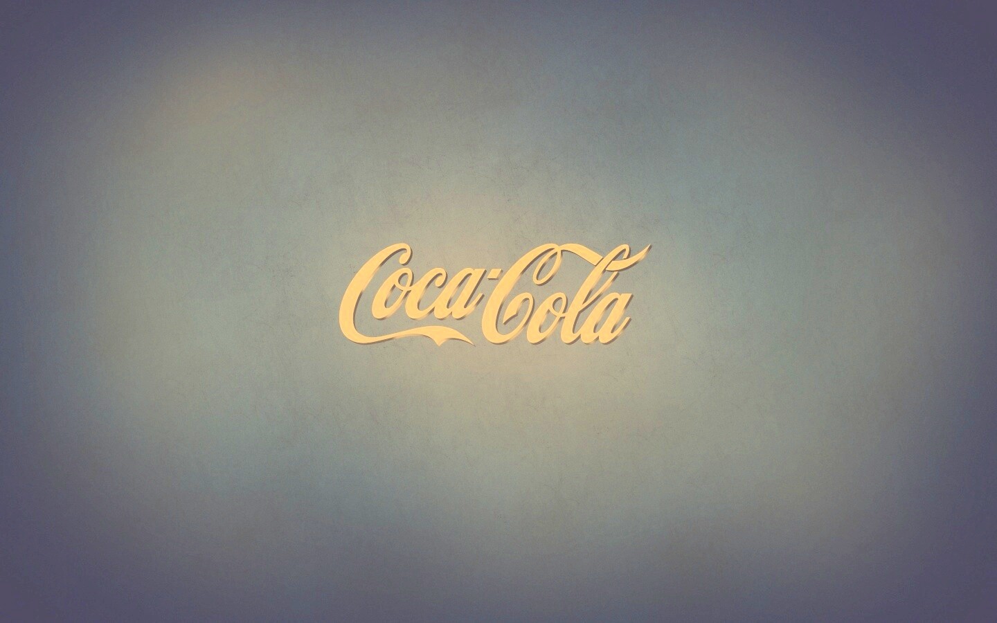 Синий логотип Coca-Cola обои