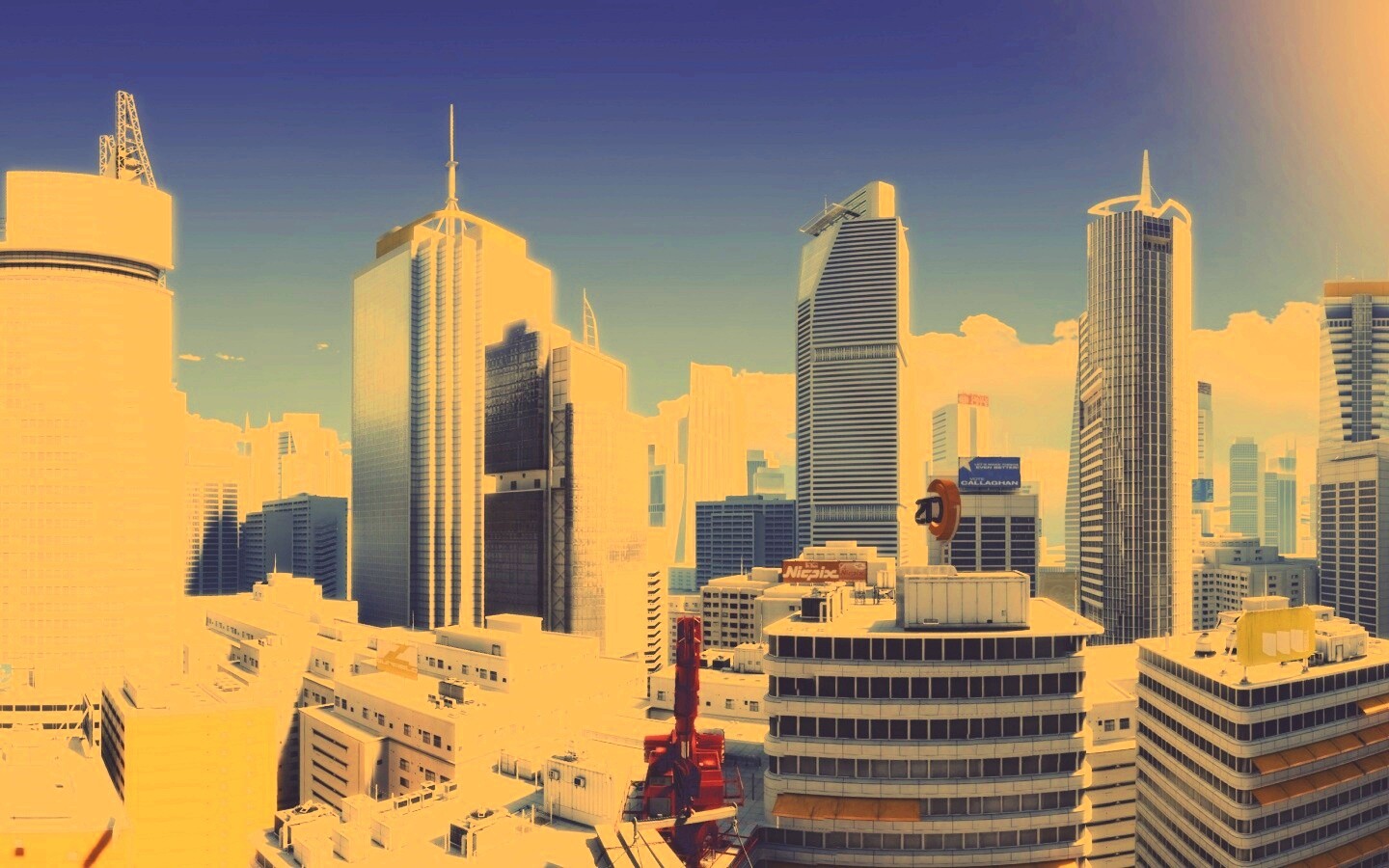 Город Mirrors Edge обои