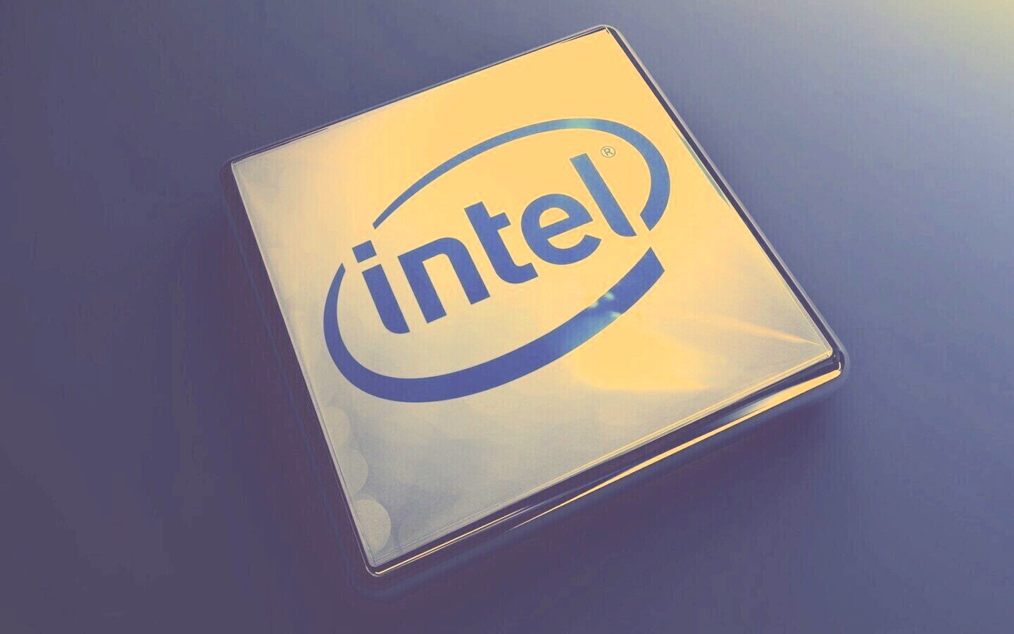 Логотип Intel обои