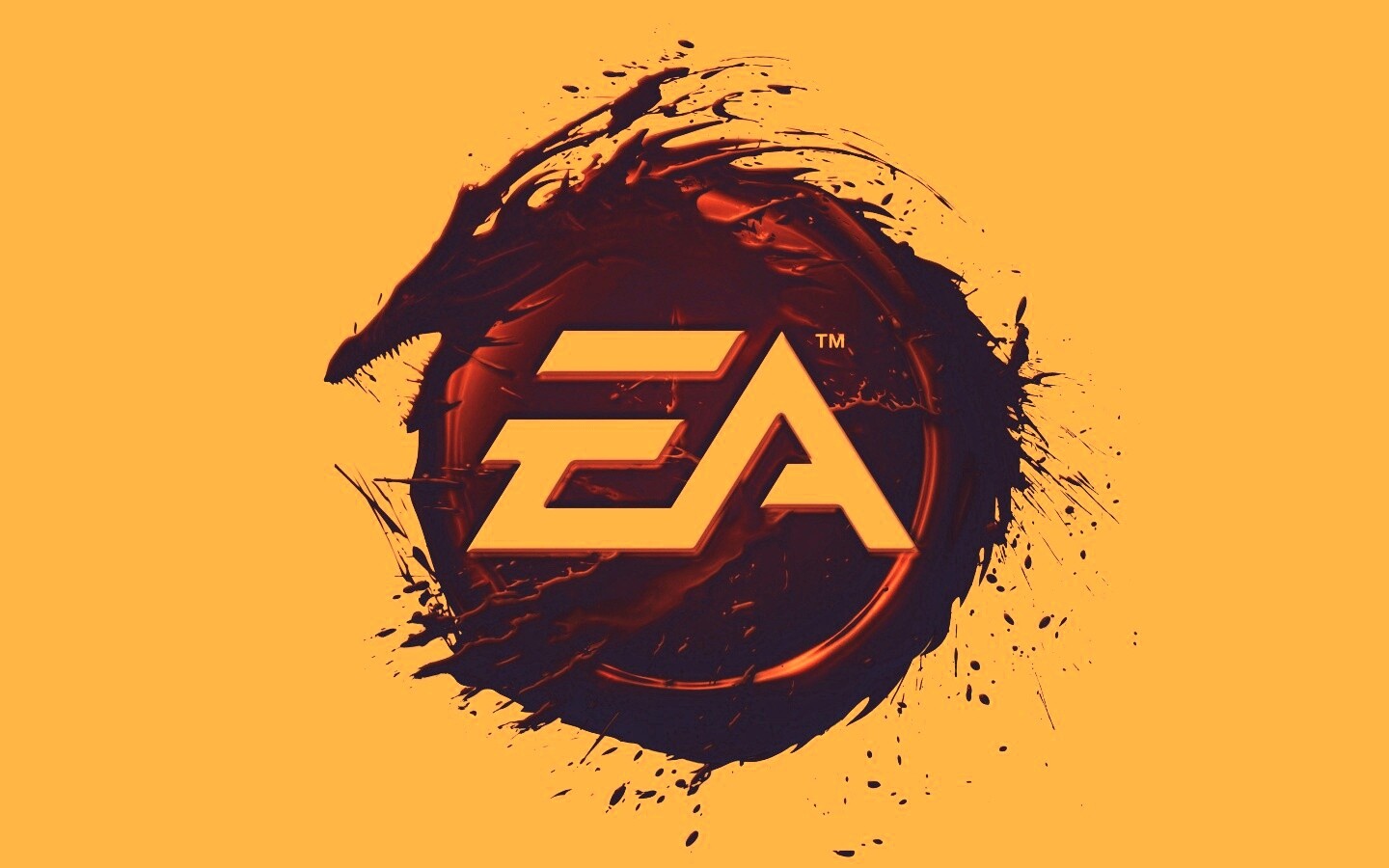 Логотип Electronic Arts из Dragon Age обои