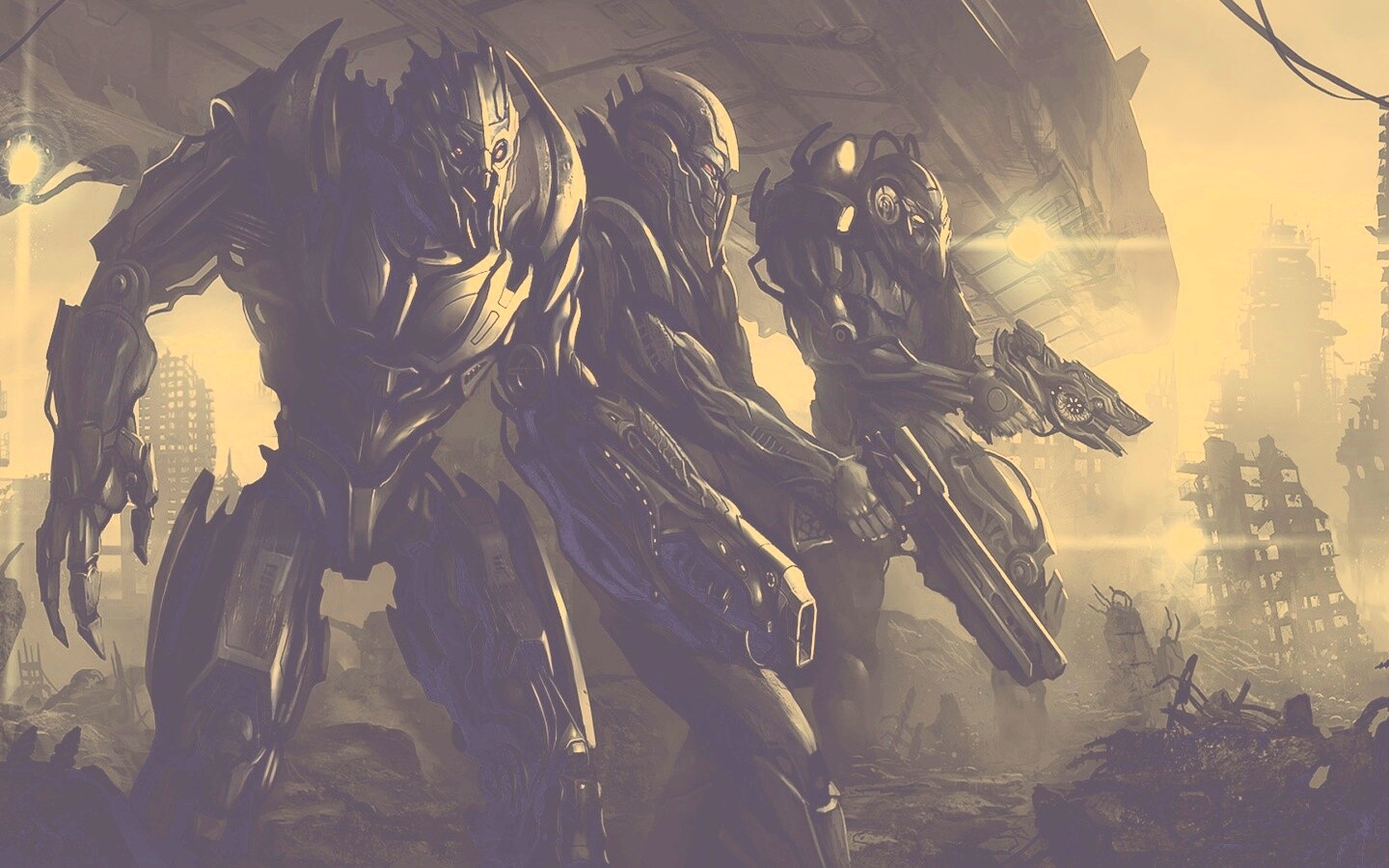 Нападение на землю обои