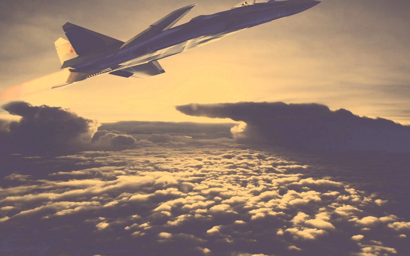 Истребители в небе обои