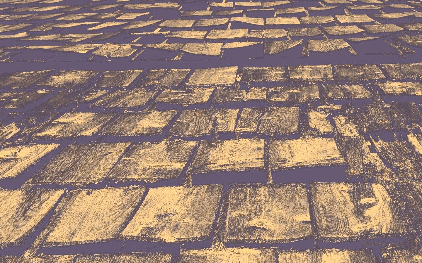 Деревянная крыша обои