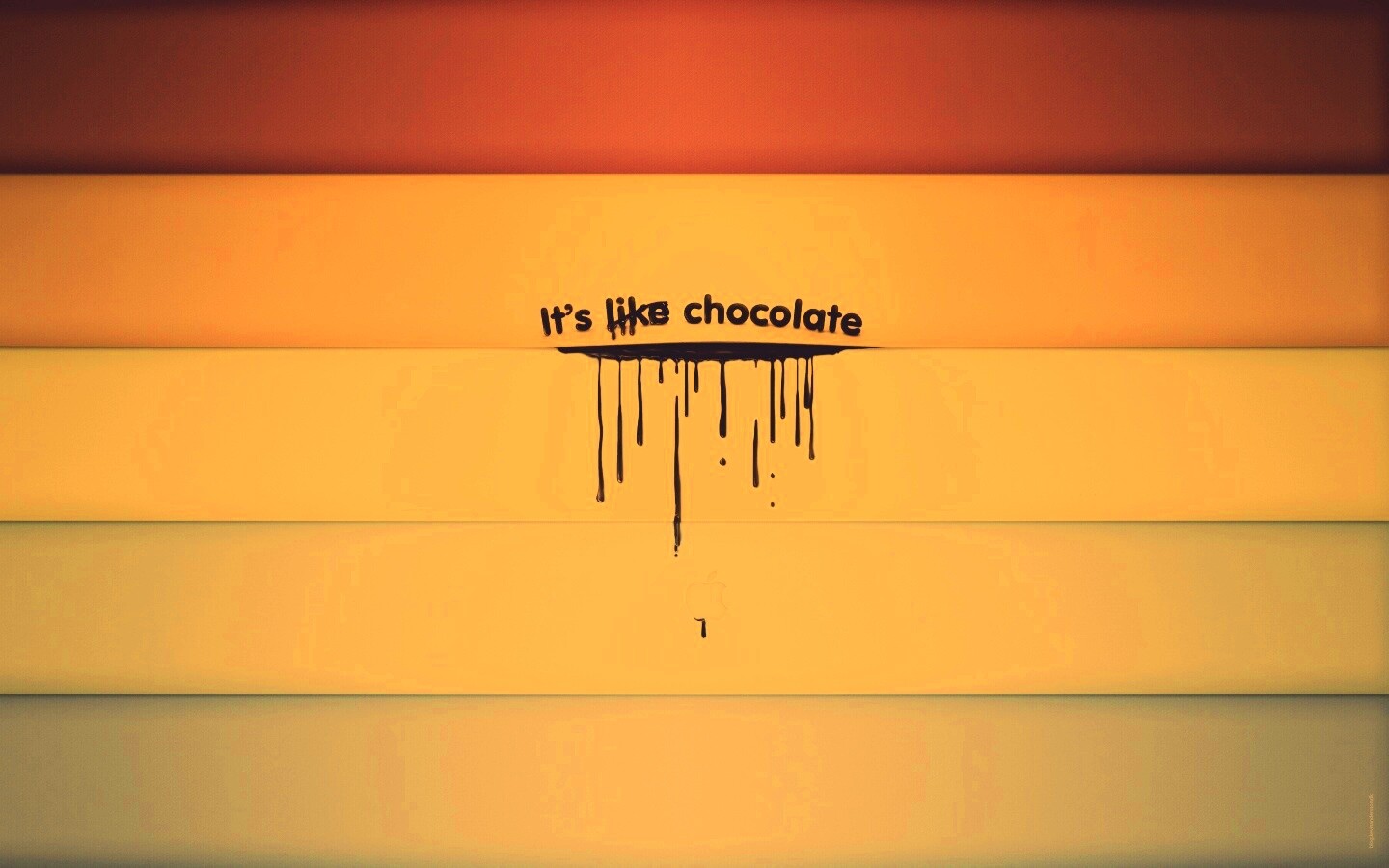 It"s not like chocolate обои