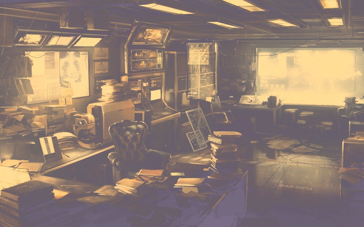 Кабинет обои