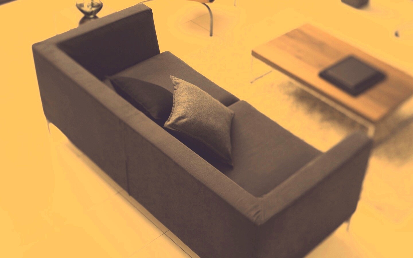 Черная мебель обои