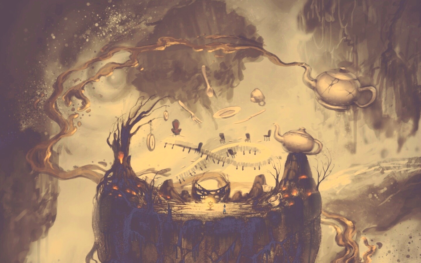 Алиса в стране чудес обои