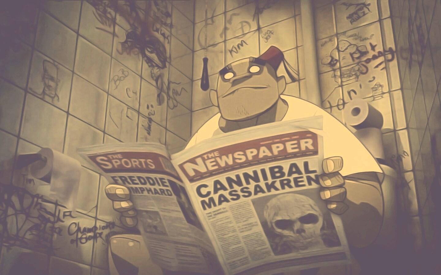 Рассел Хоббс из Gorillaz обои