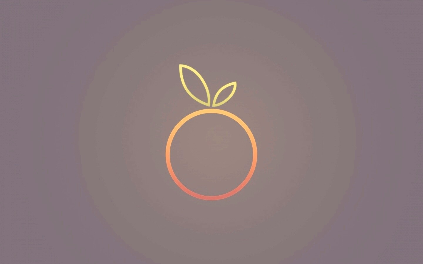 Стилизованная апельсинка обои