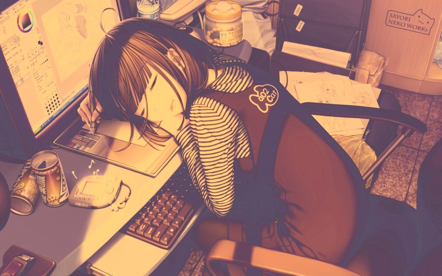 Нарисовать самого себя обои