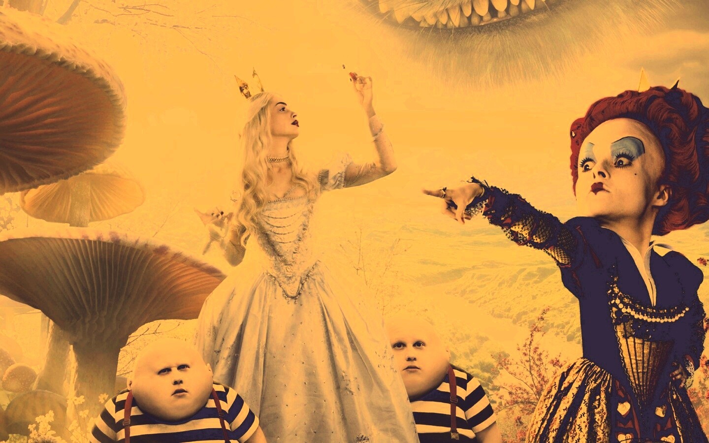 Персонажи из "Алиса в стране Чудес" обои