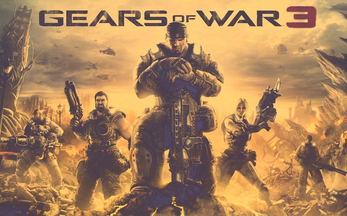 Gears of War 3 обои