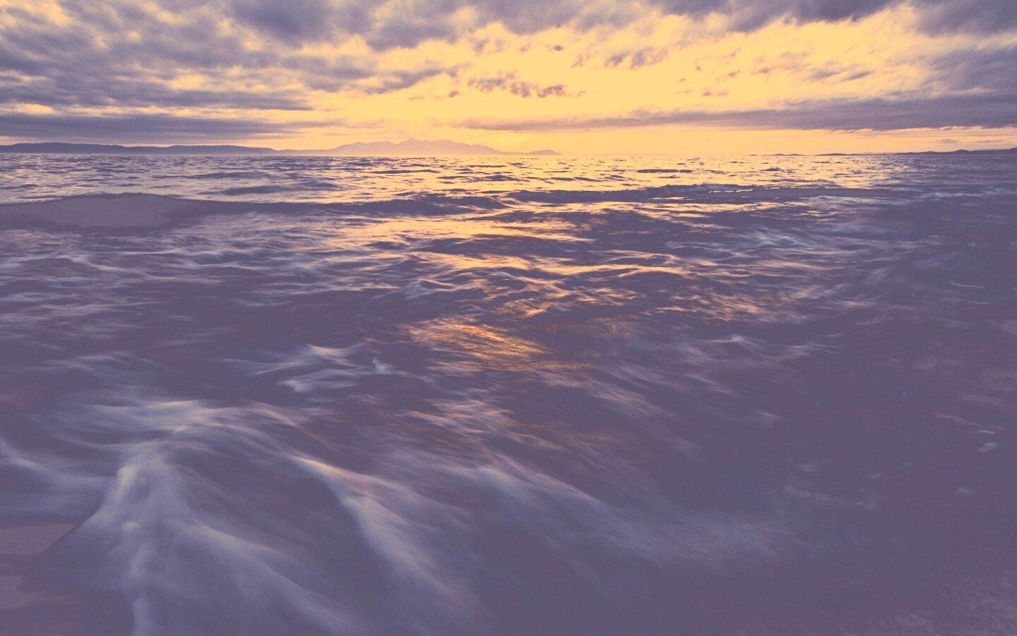 Красивый горизонт на море обои