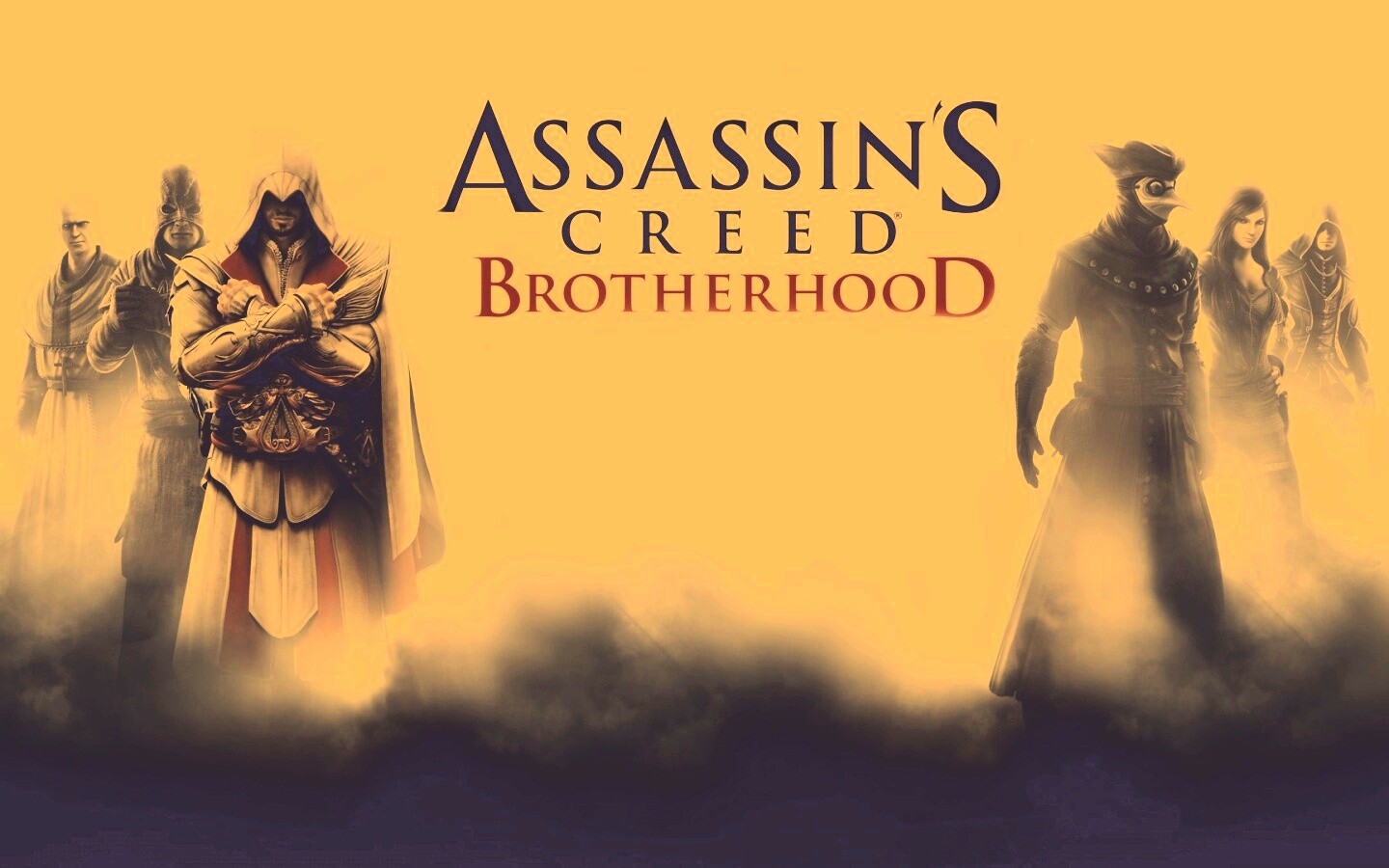 Персонажи игры Assasin"s Creed Brotherhood обои