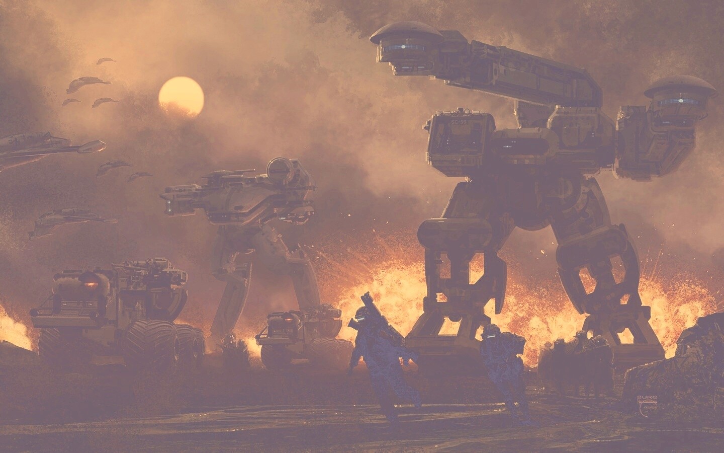 Война будущего обои