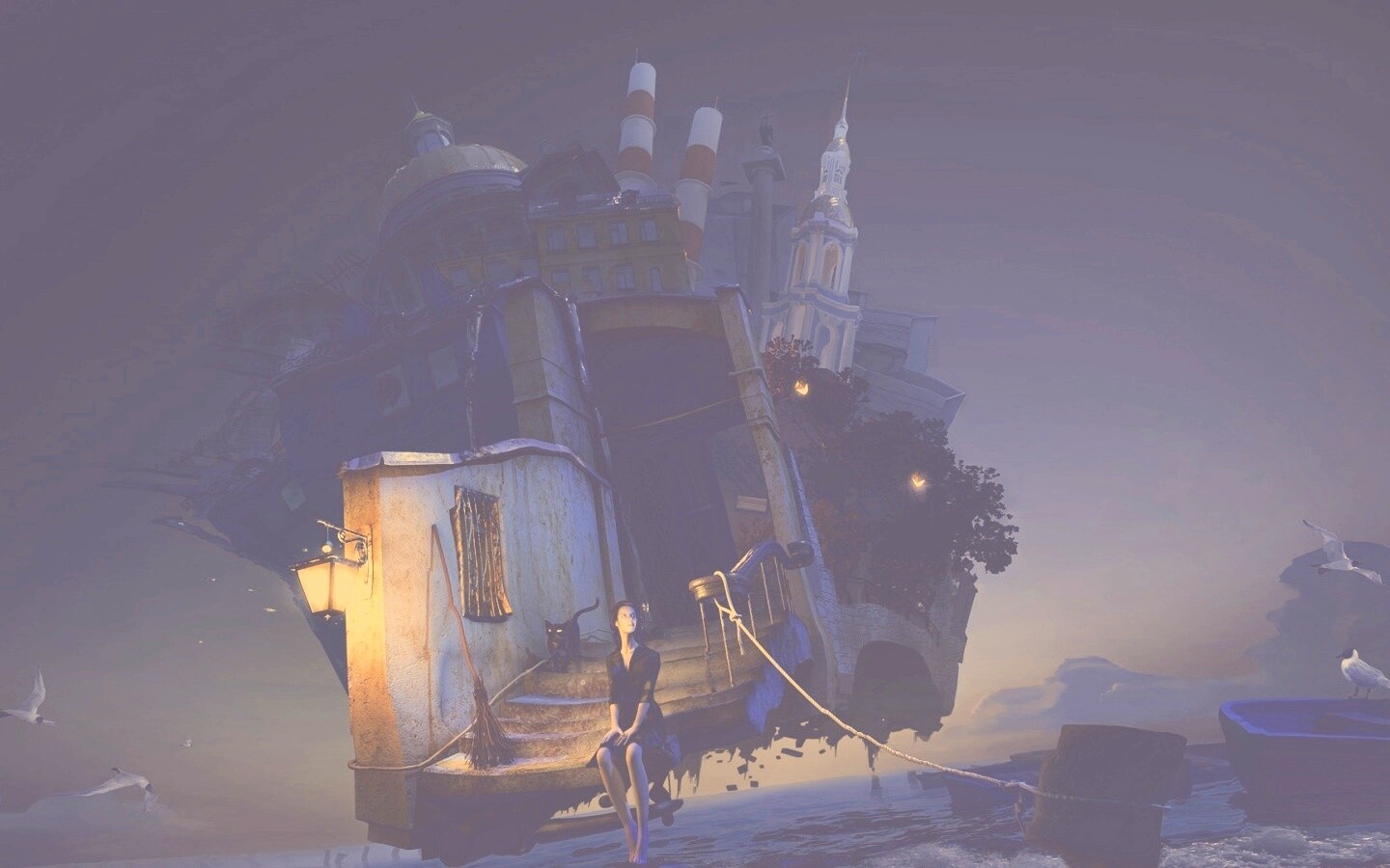 Мрачный Питер обои