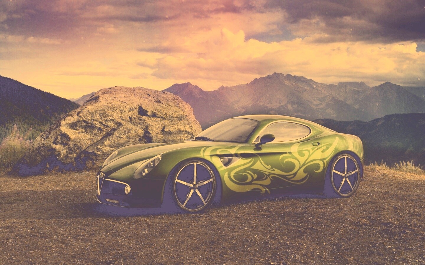 Альфа-ромео обои