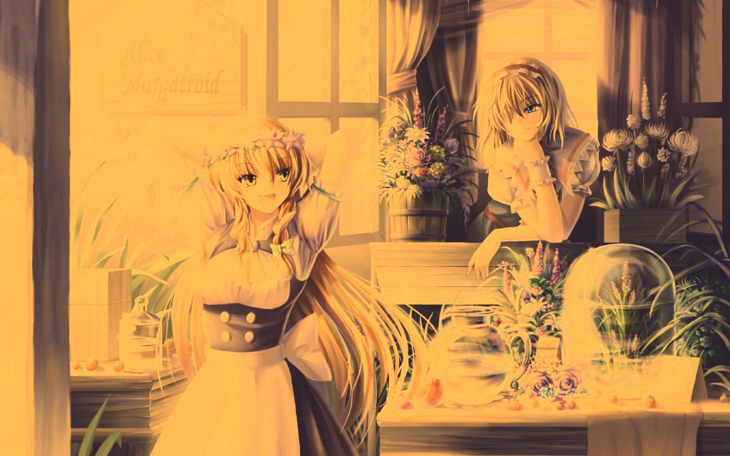 Анимешное утро обои