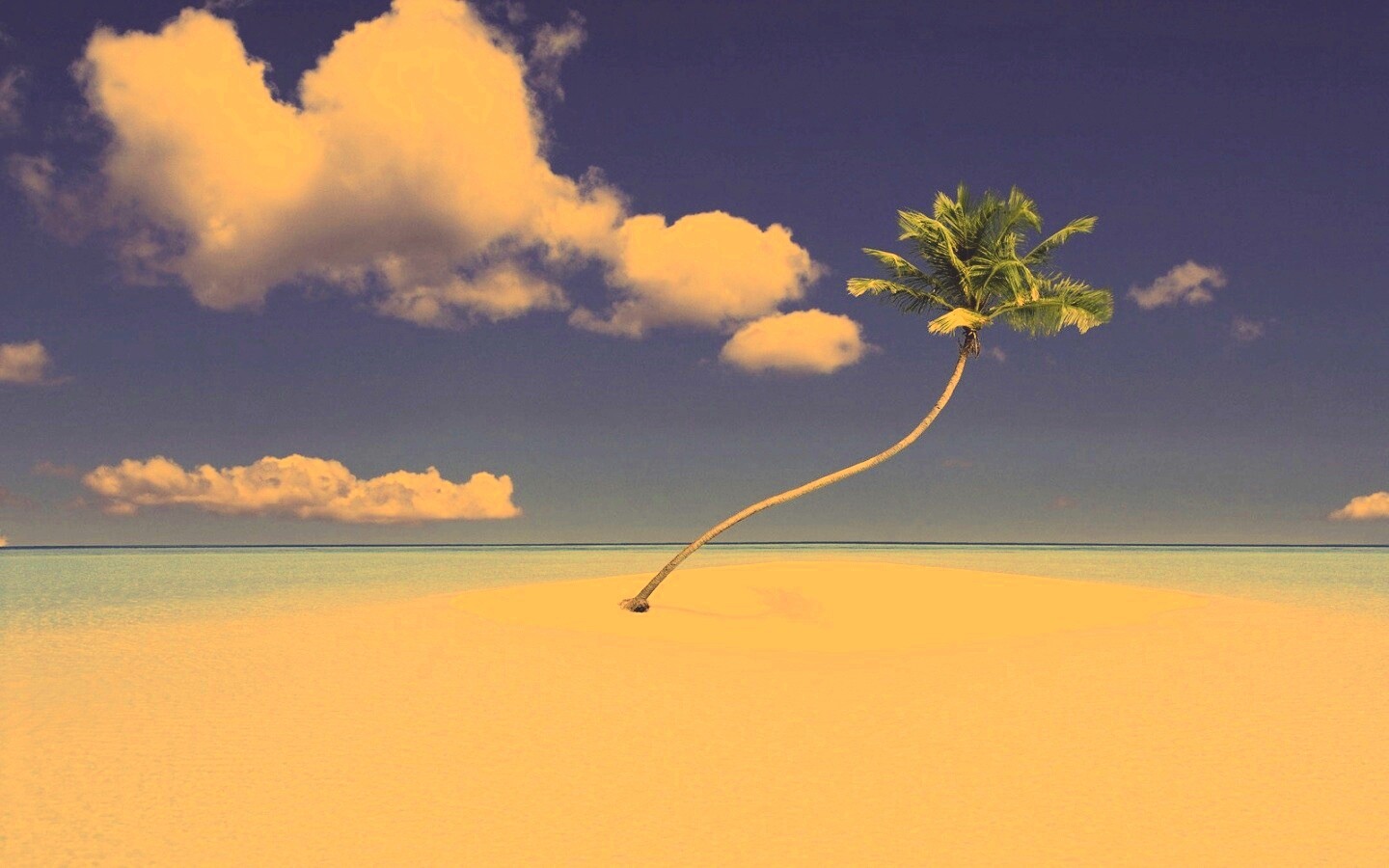 Идеальный пальмовый остров обои