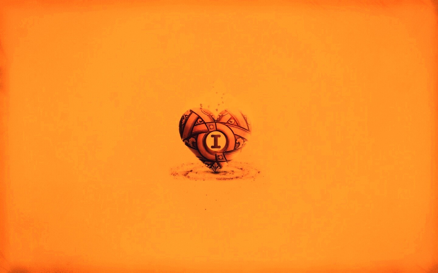 Креативное минималистичное сердце обои