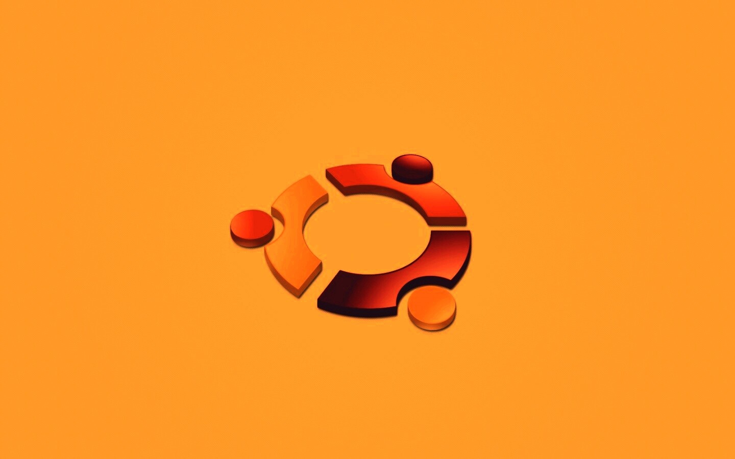Официальный логотип Убунту обои