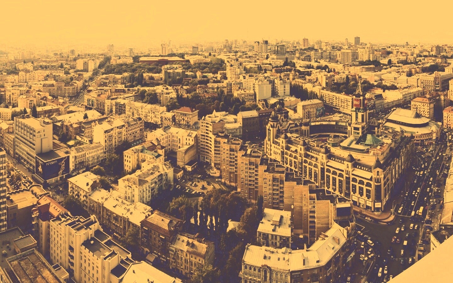 Киевская панорама обои