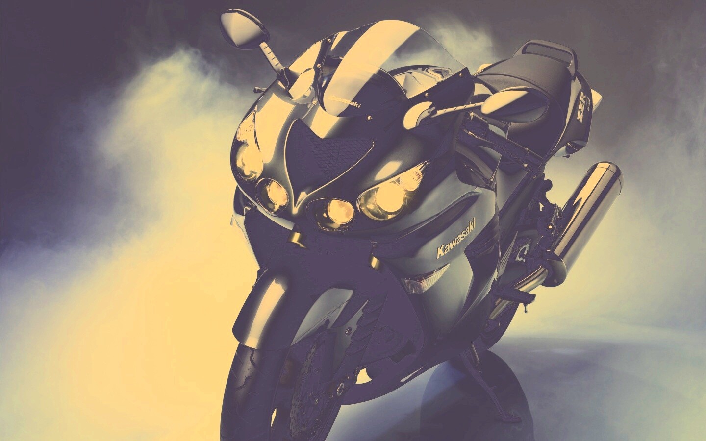 Мотоцикл Кавасаки ZX14 обои