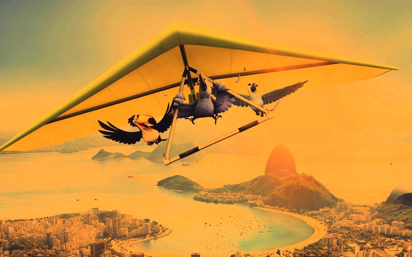 Герои мультфильма Рио обои