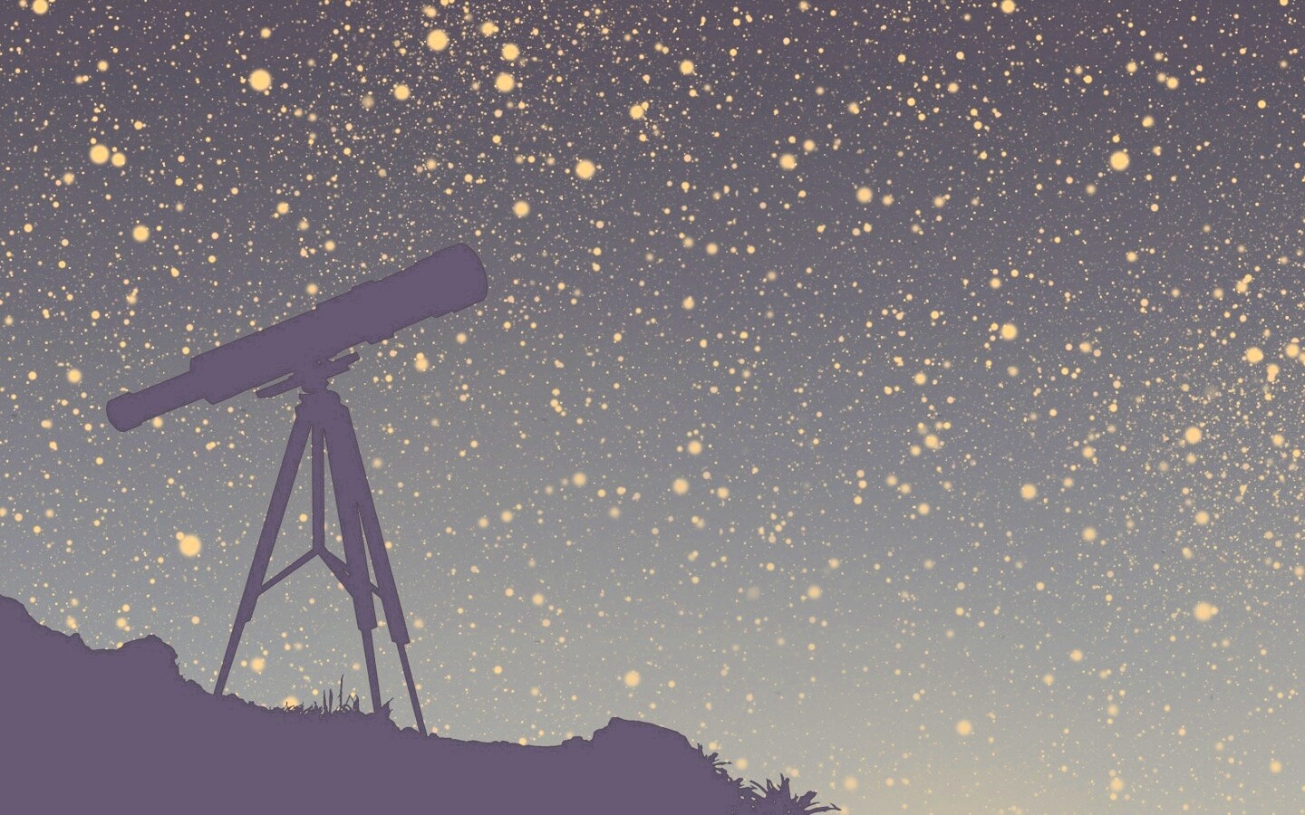 Посмотри в звёздное небо обои