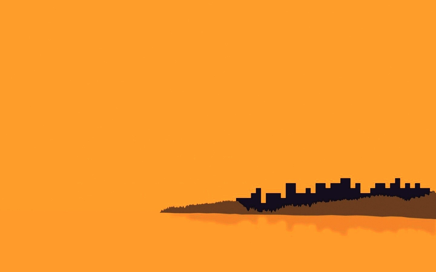 Векторный город обои