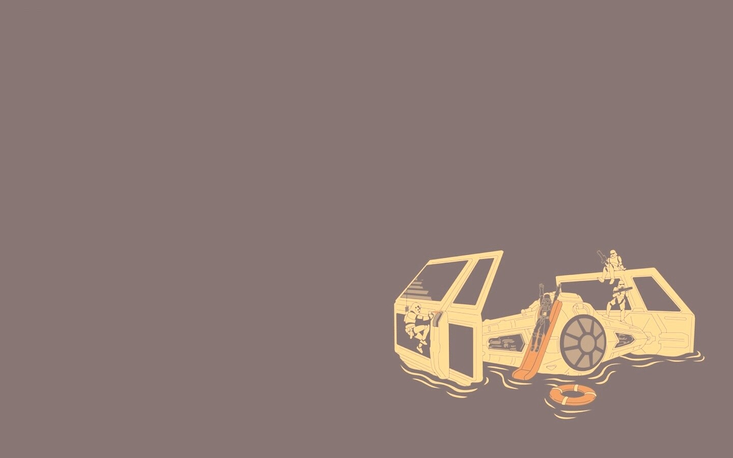 Истребитель империи в экстренной ситуации обои