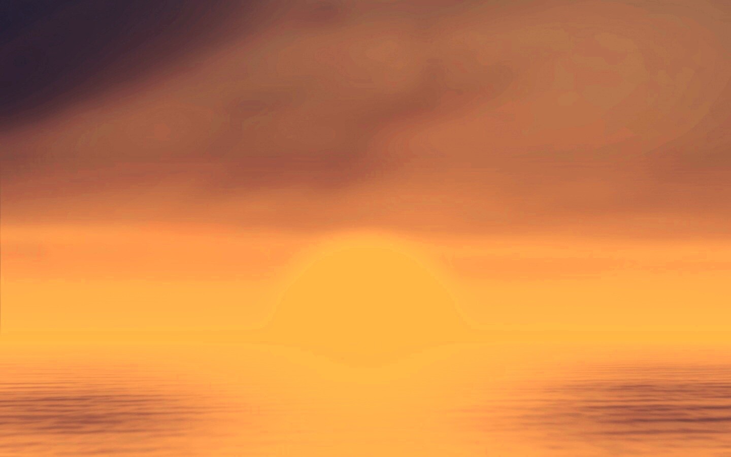 Нереальный закат обои