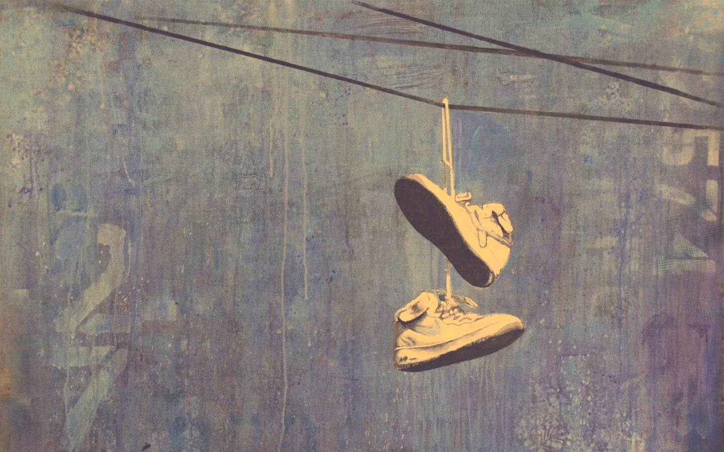 Кросовки на проводе обои