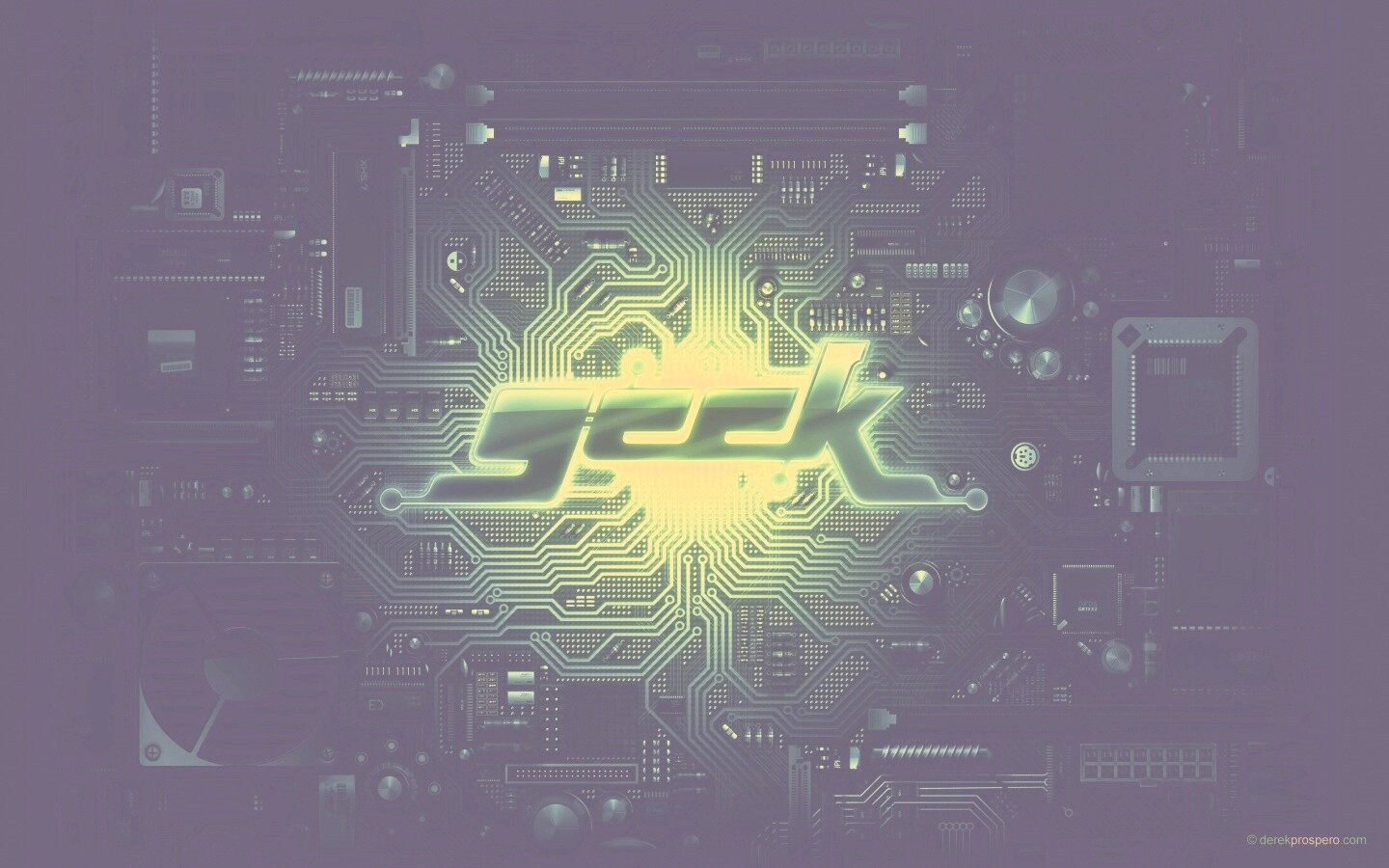 Печатная плата Geek обои