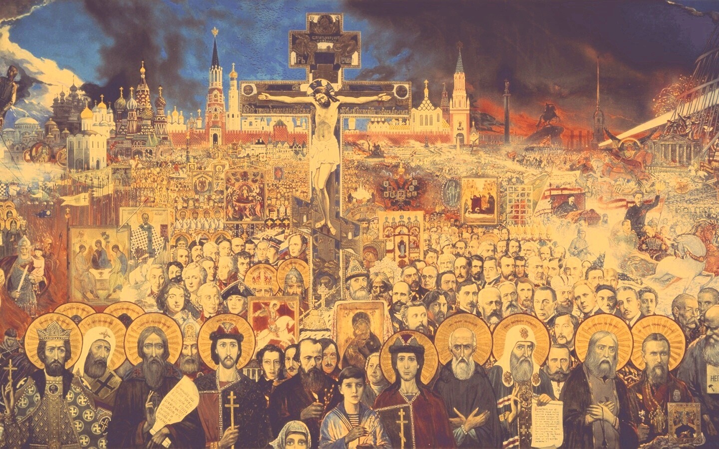 Илья Глазунов "Вечная Россия" обои