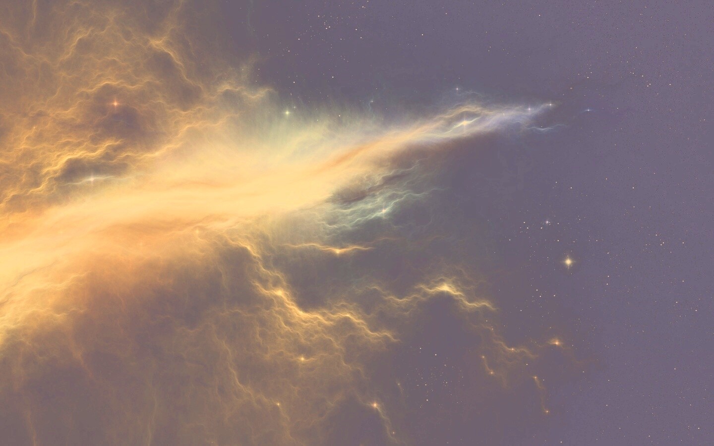 Туманность в глубинах космоса обои