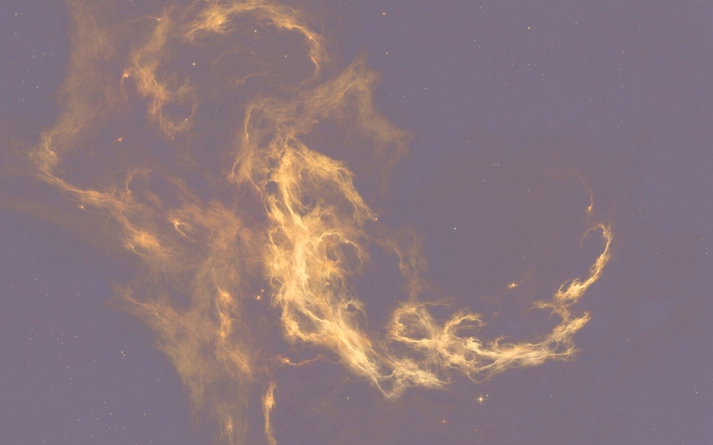 Яркая космическая туманность обои