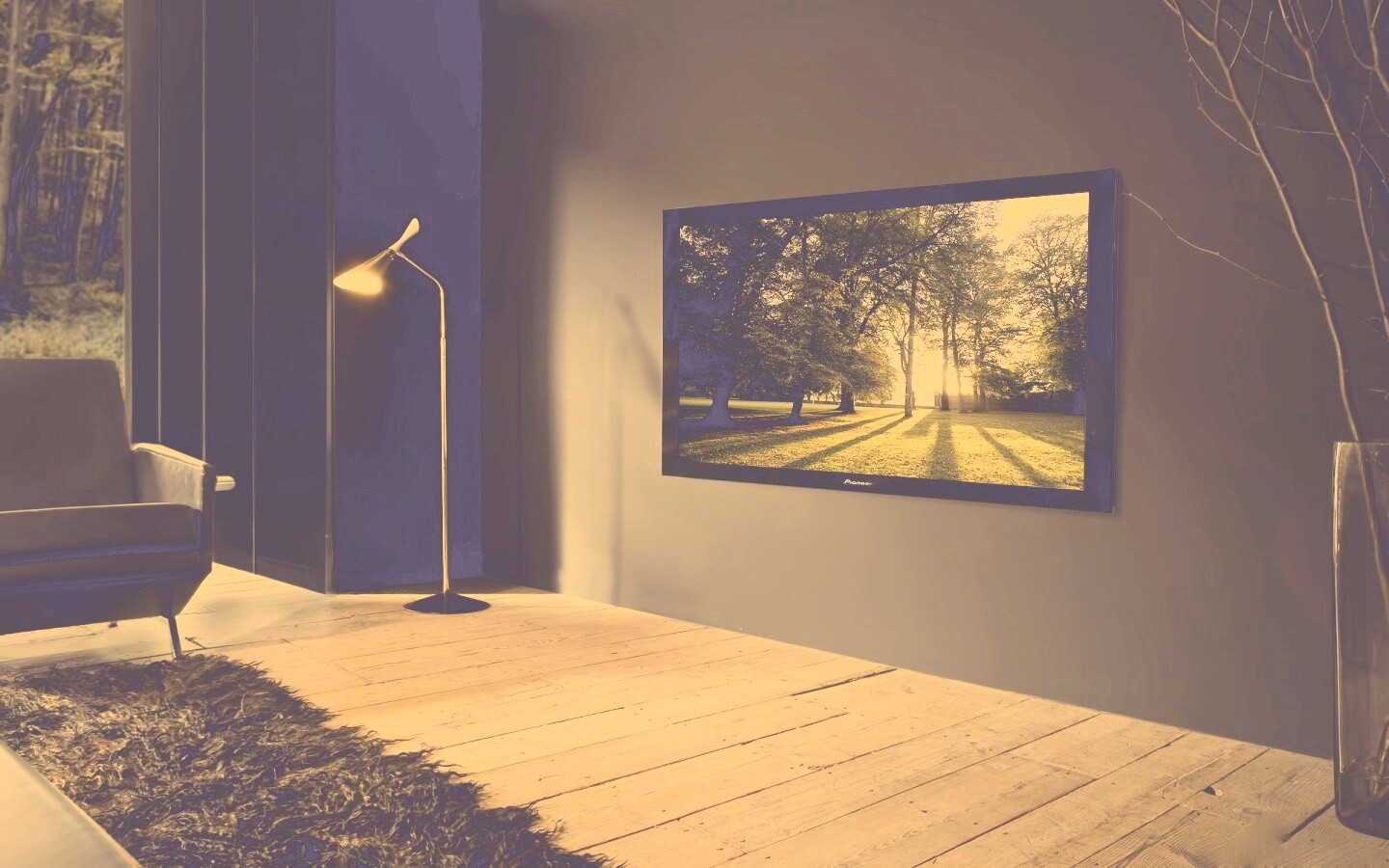 Интересный интерьер квартиры в минималистическом стиле обои