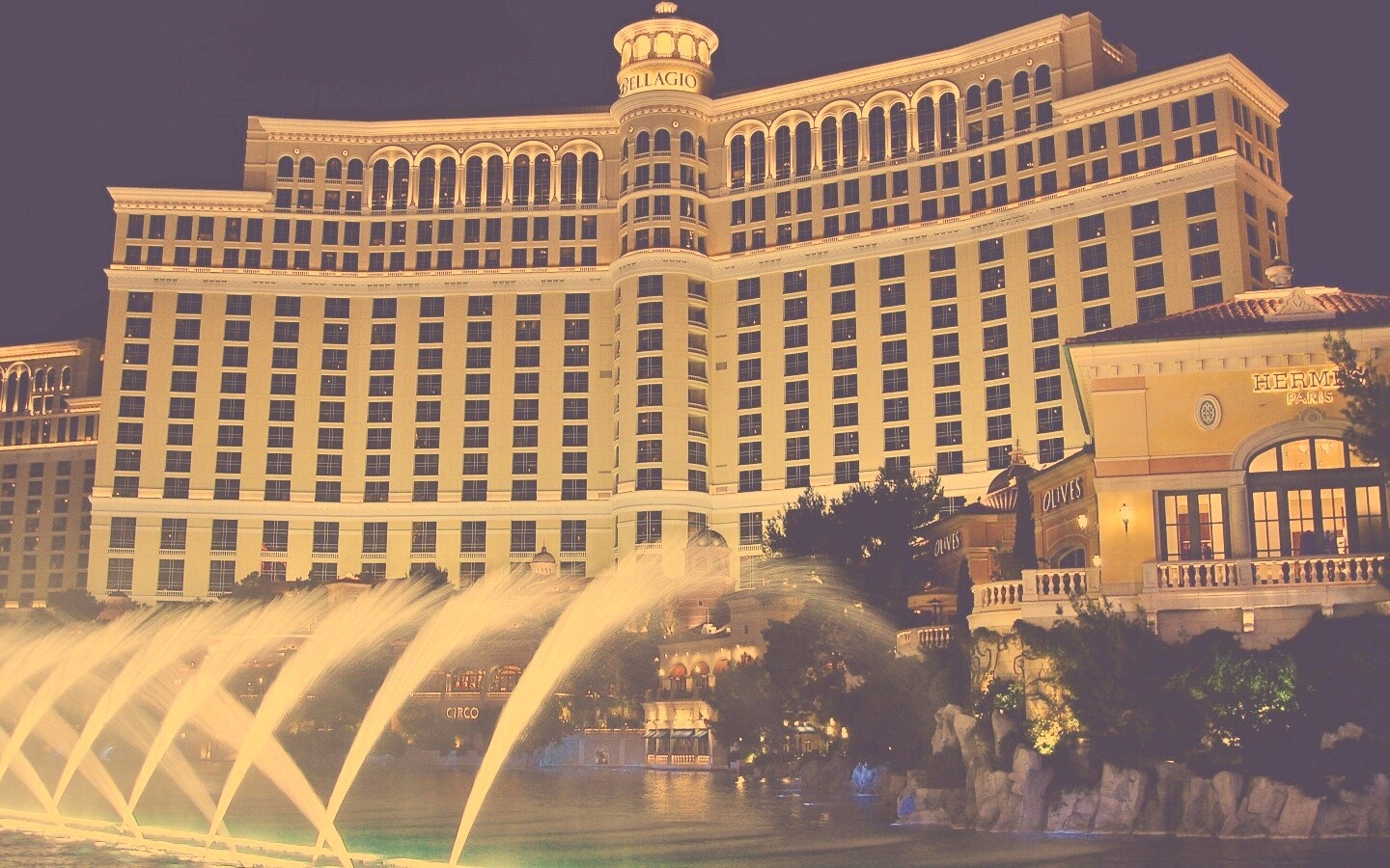 Казино Bellagio в Лас-Вегасе обои