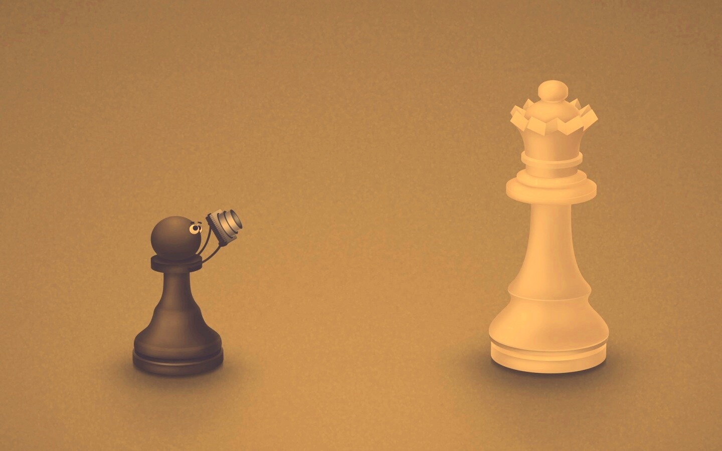 Пешка фотографирует короля обои