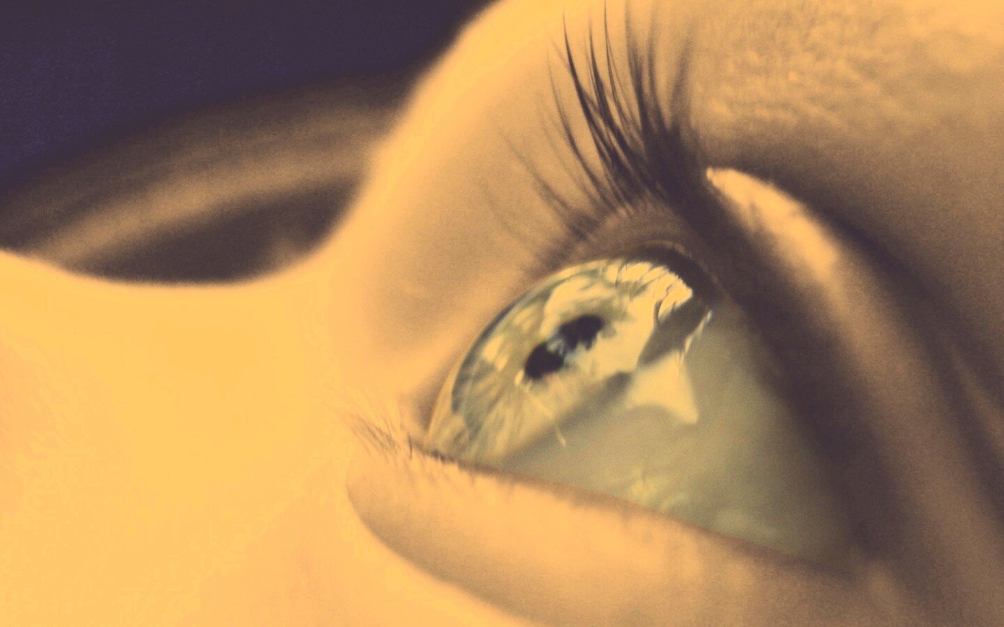 Ясный взгляд младенца обои