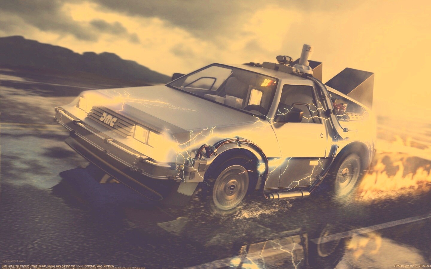 Машина времени обои