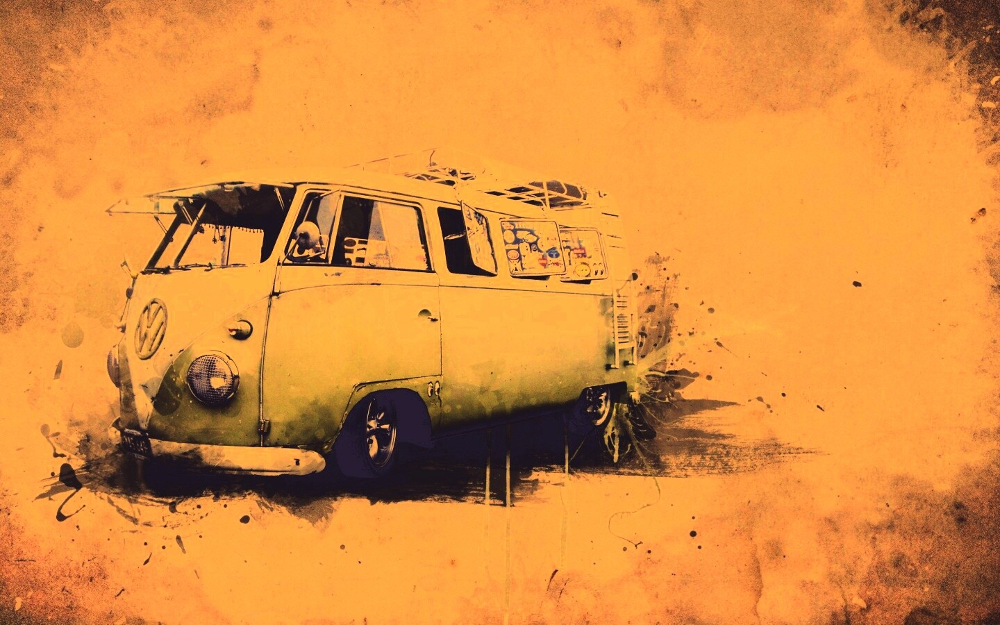 Фольксваген 56 года - лучший фургон для путешествий обои