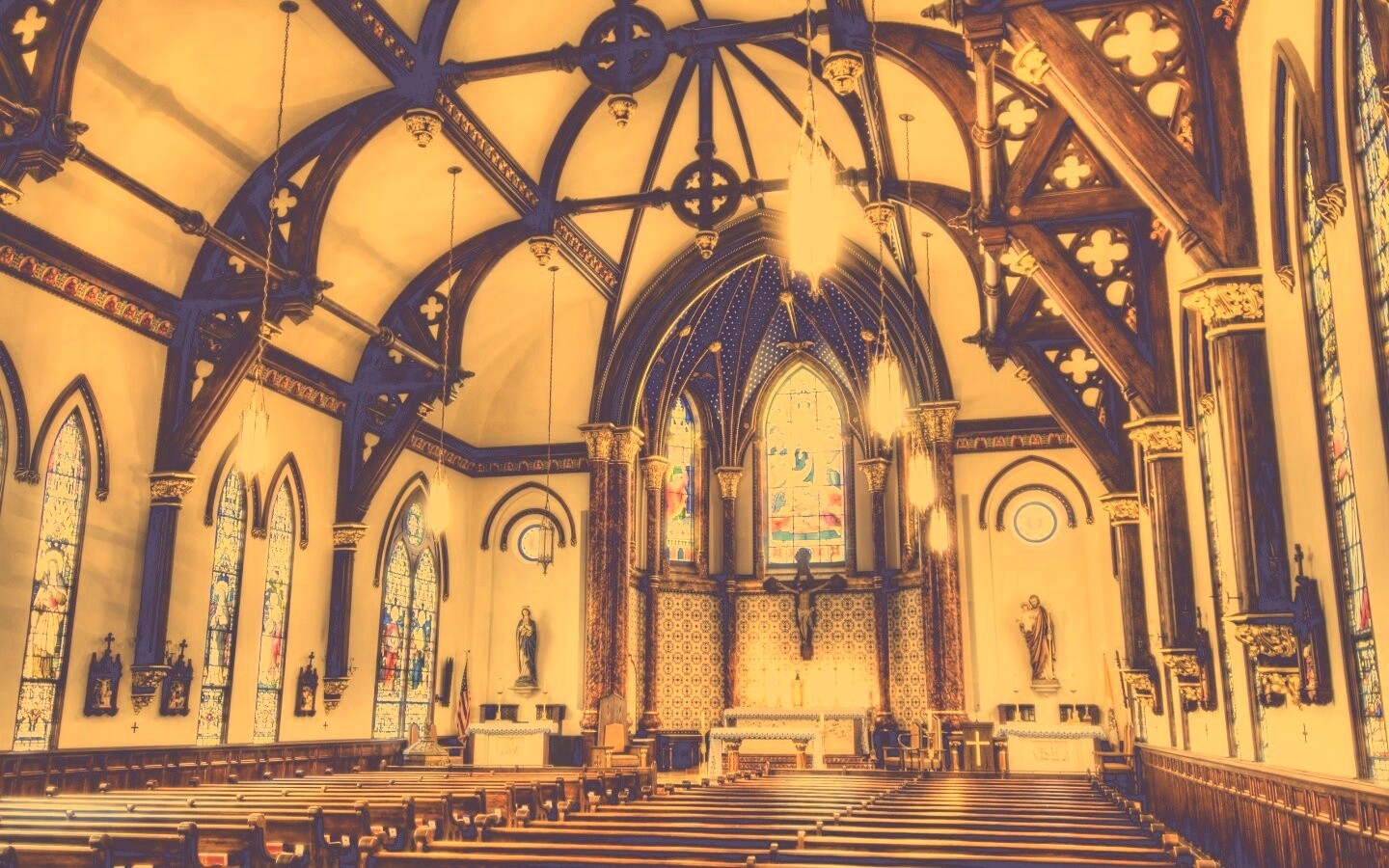 Внутреннее убранство собора обои