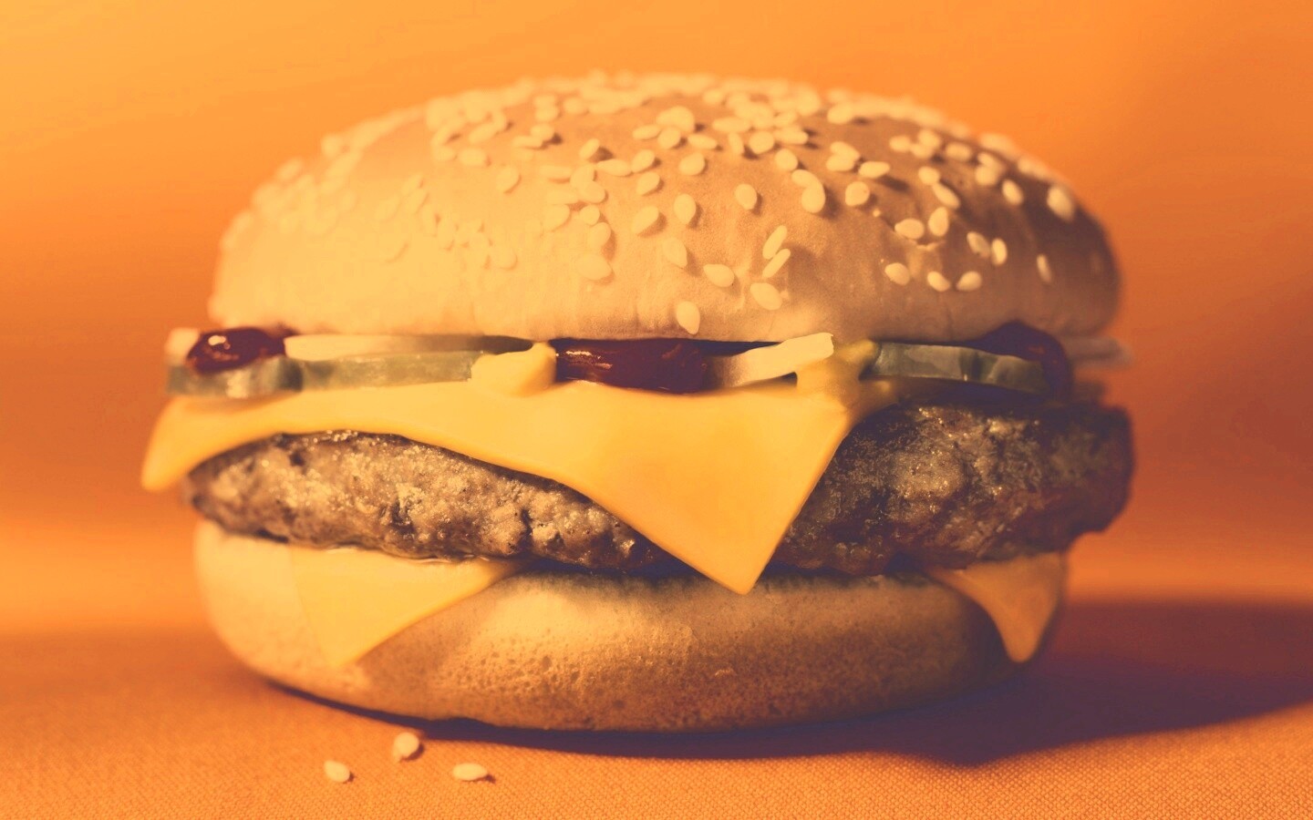 Сочный чизбургер обои