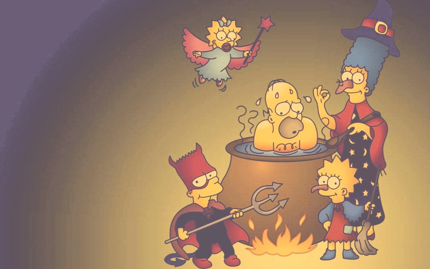 Шабаш Симпсонов обои