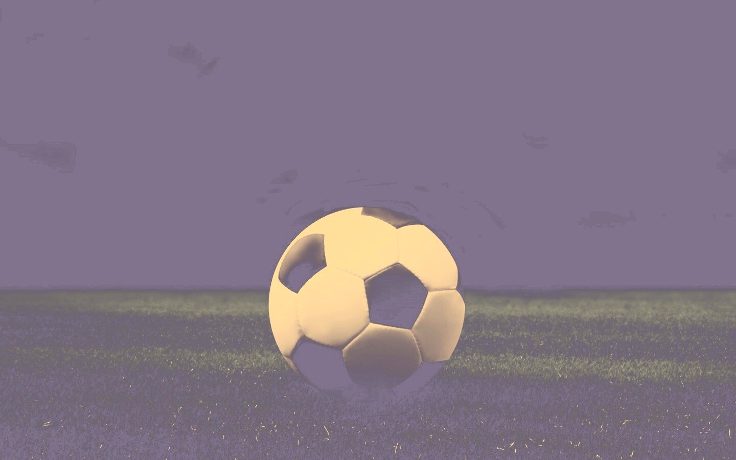 Футбольный мяч на темном поле обои
